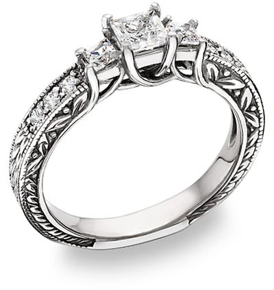 Inspired by history with a new twist; antique diamond rings