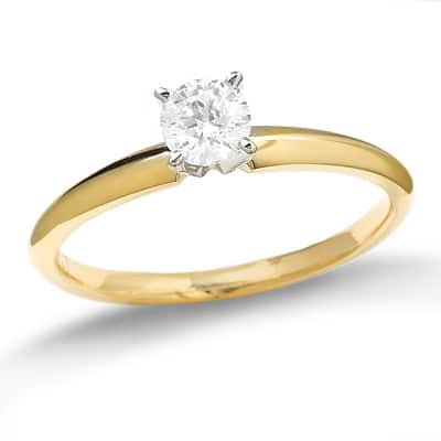 Classic diamond wedding ring